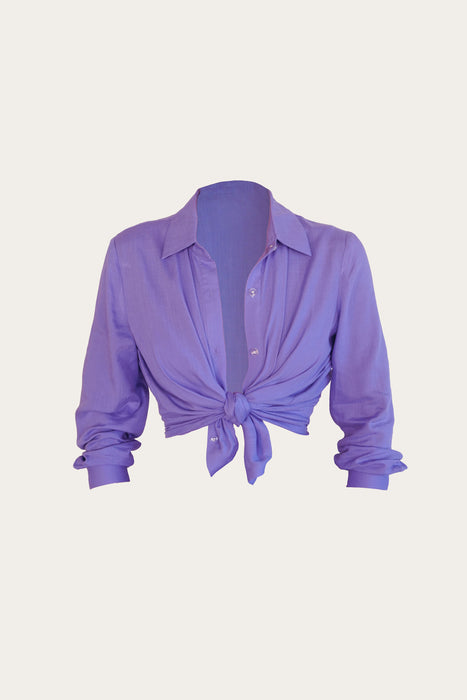 Lilikoi Lavender Button Up